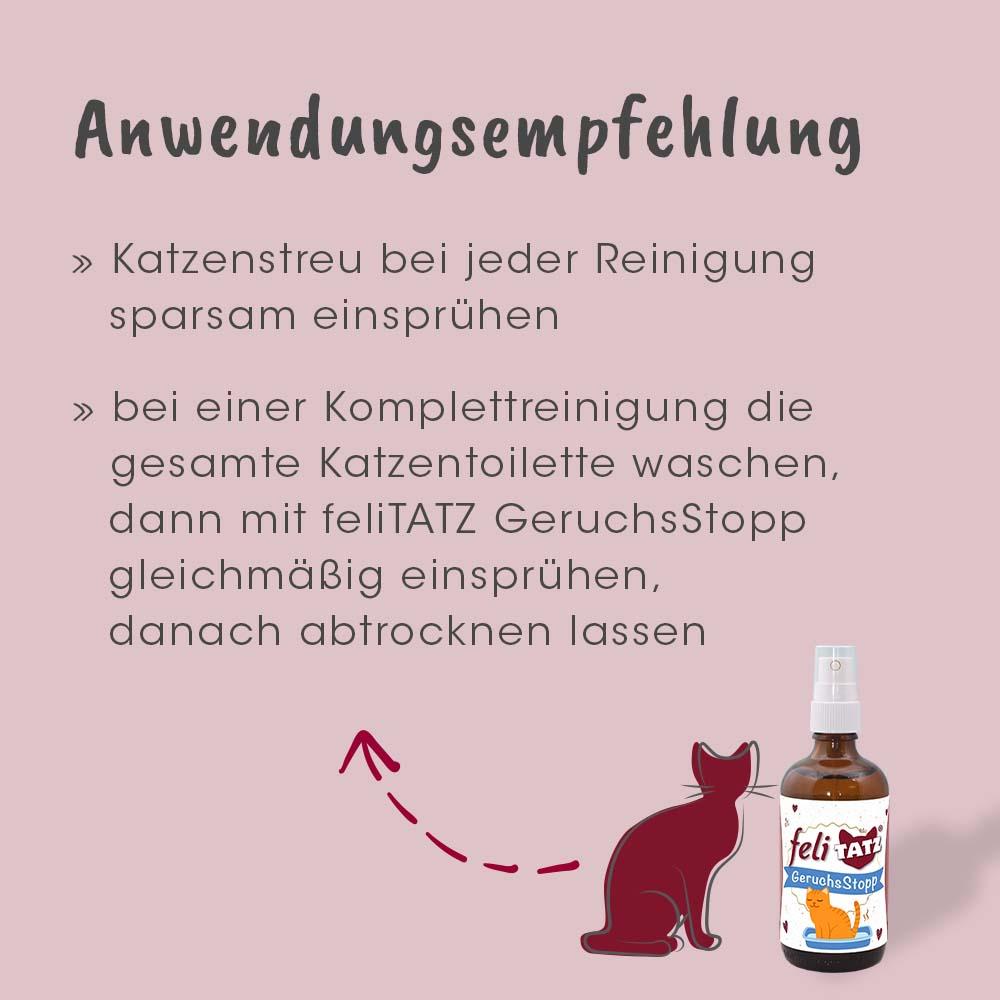 Katzenstreu, GeruchsStopp, Spray, Flasche, Tierpflege