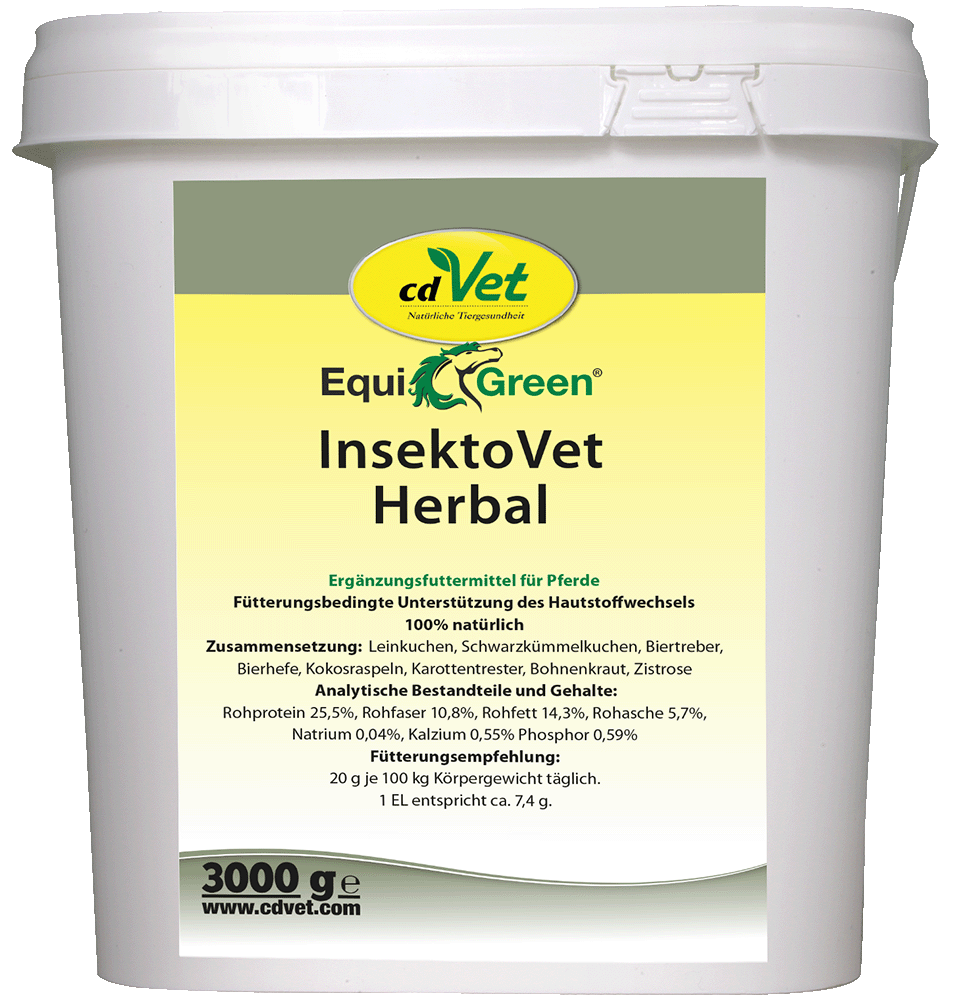 Insektenschutzmittel, Herbal, Pferdefutter, Tiergesundheit, 3000 g