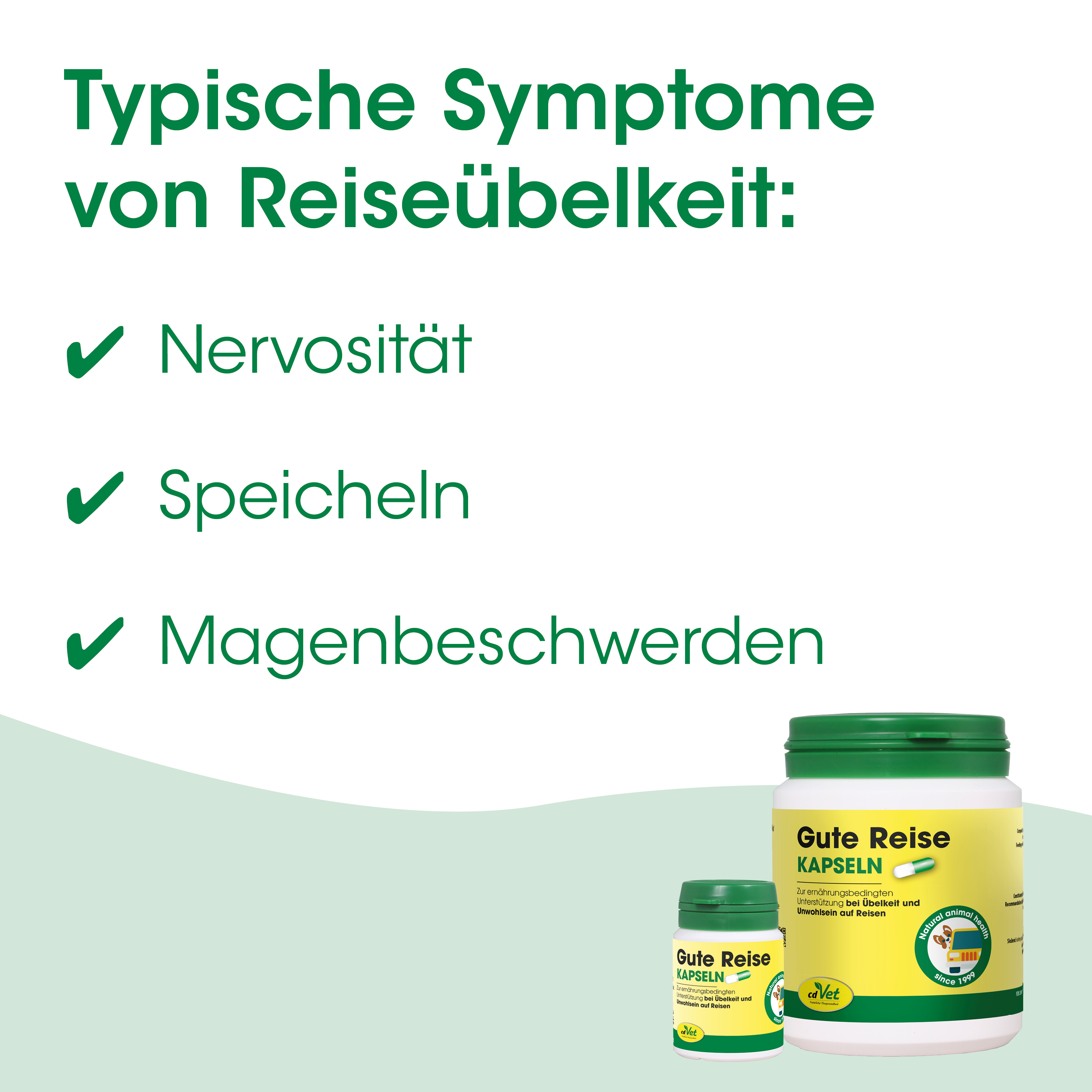 Kapseln, Reisebedarf, Magenbeschwerden, Nervosität, Kapseln (klein)