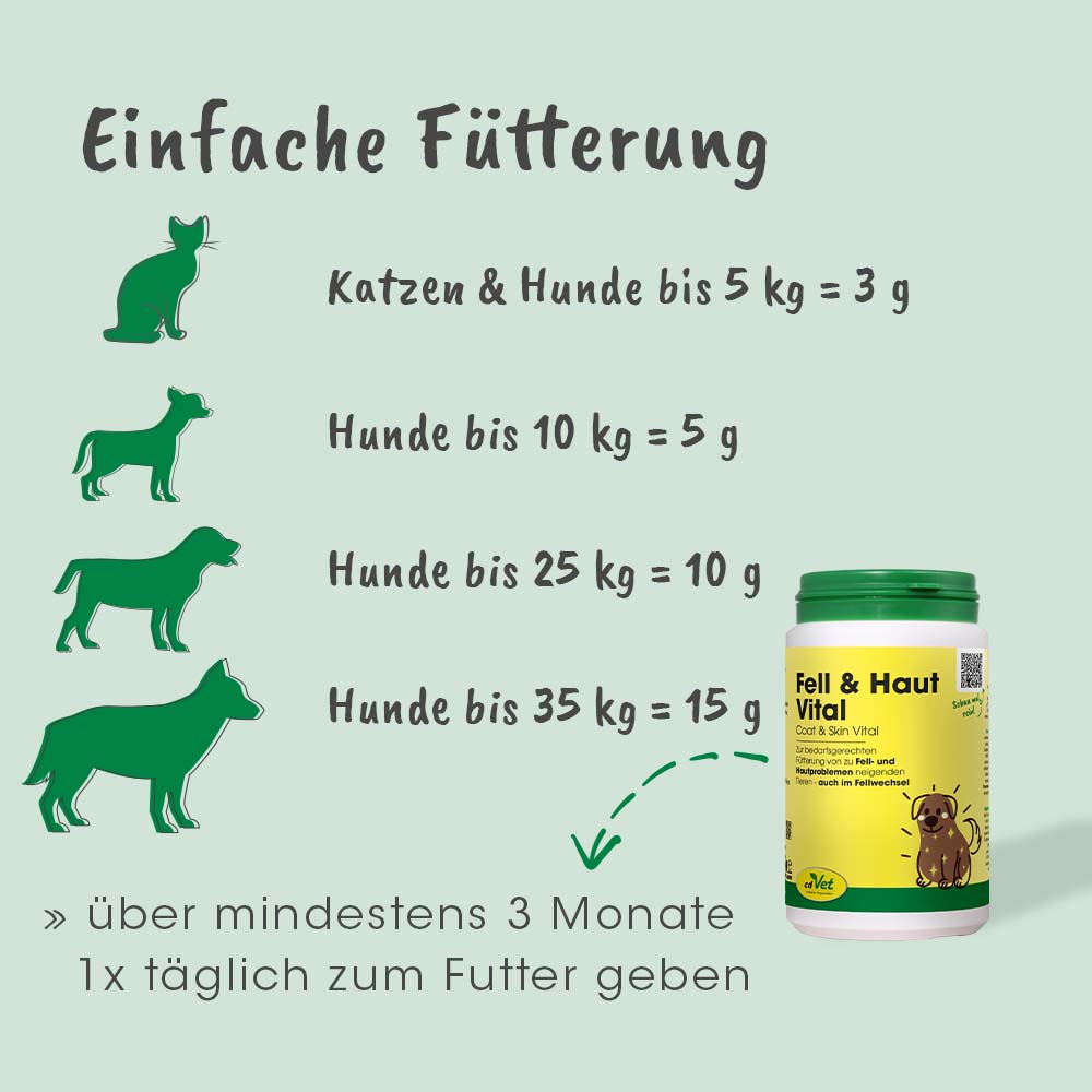 Fell & Haut Vital Hund & Katze 150 g