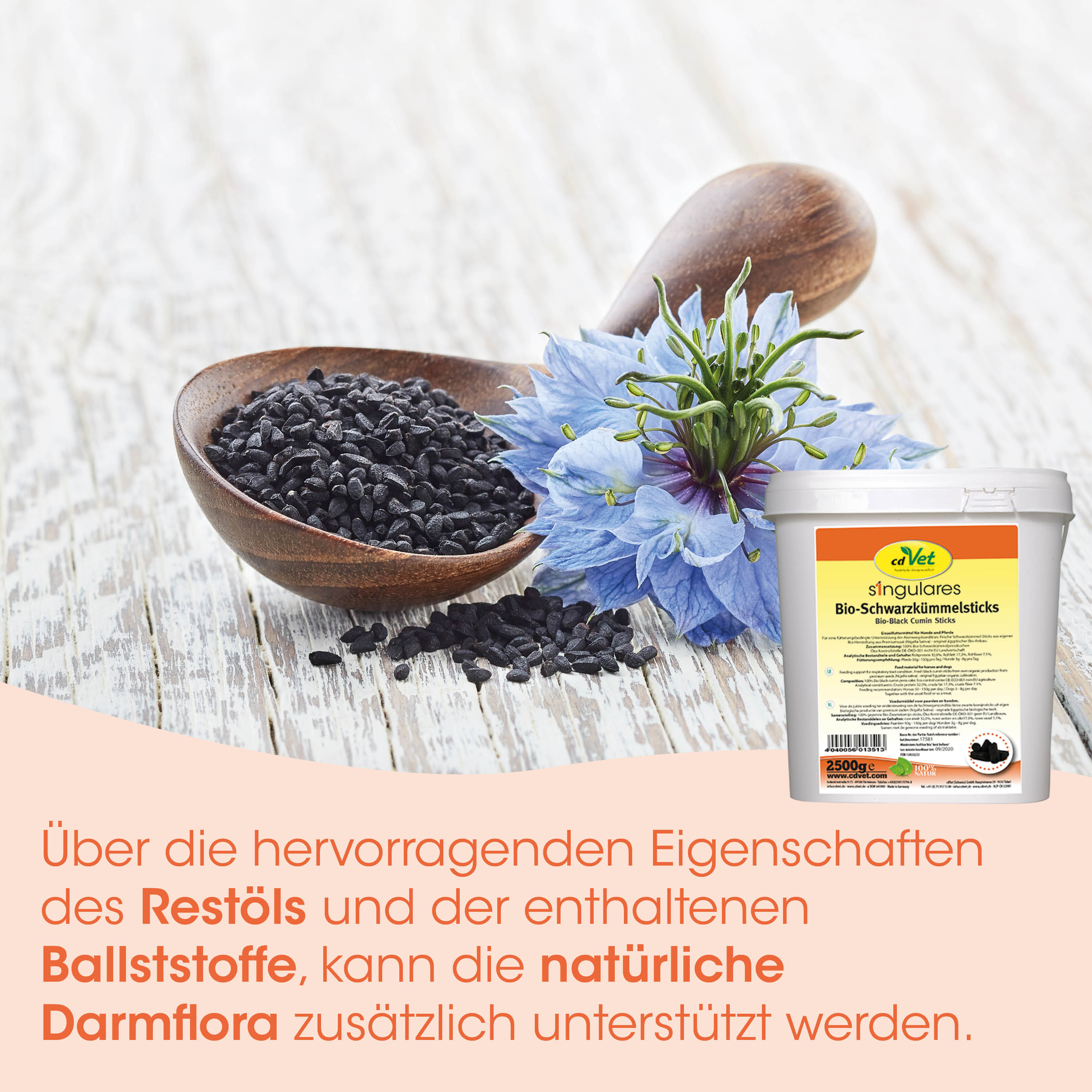 schwarzkummelsticks, bio-sticks, tiernahrung, kaninchenfutter, pellets