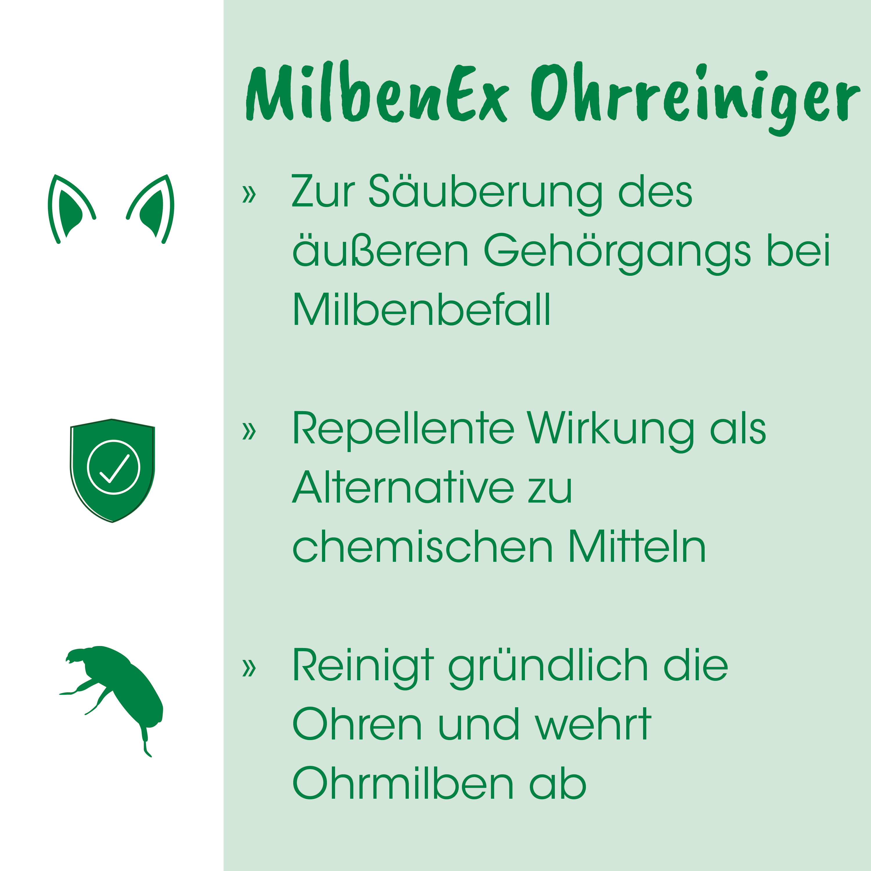 Milbenreiniger, Gehörschutz, Ohrreiniger, Reiniger, Schädlingsschutz