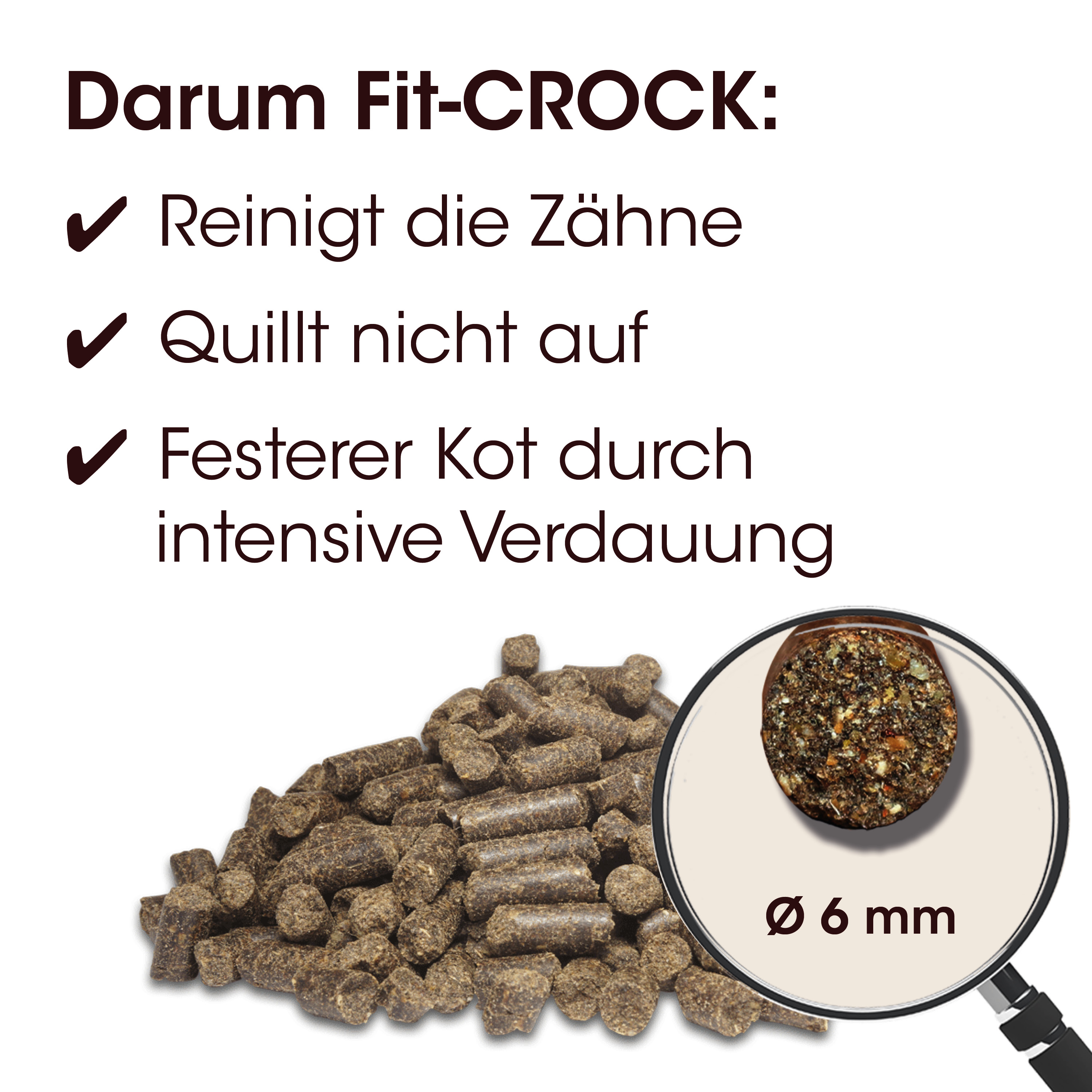 Katzenfutter-Pellets, Kroketten, Trockenfutter, Durchmesser 6 mm, sacktauglich