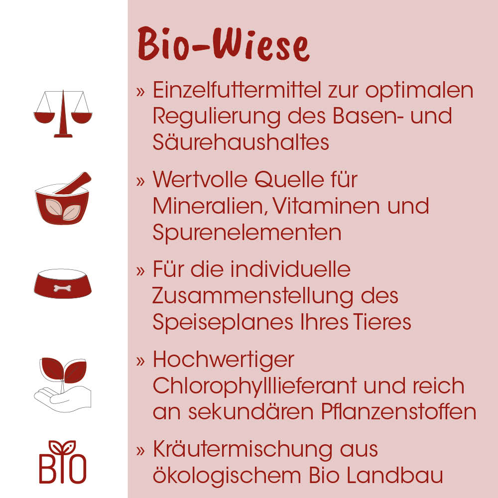 Bio, Bioprodukt, Tierfutter, Mineralien, Pflanzenbasierte Nahrung