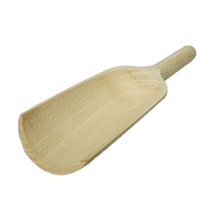 Schaufel aus Holz flach 18 cm Schaufel aus Holz flach 18 cm