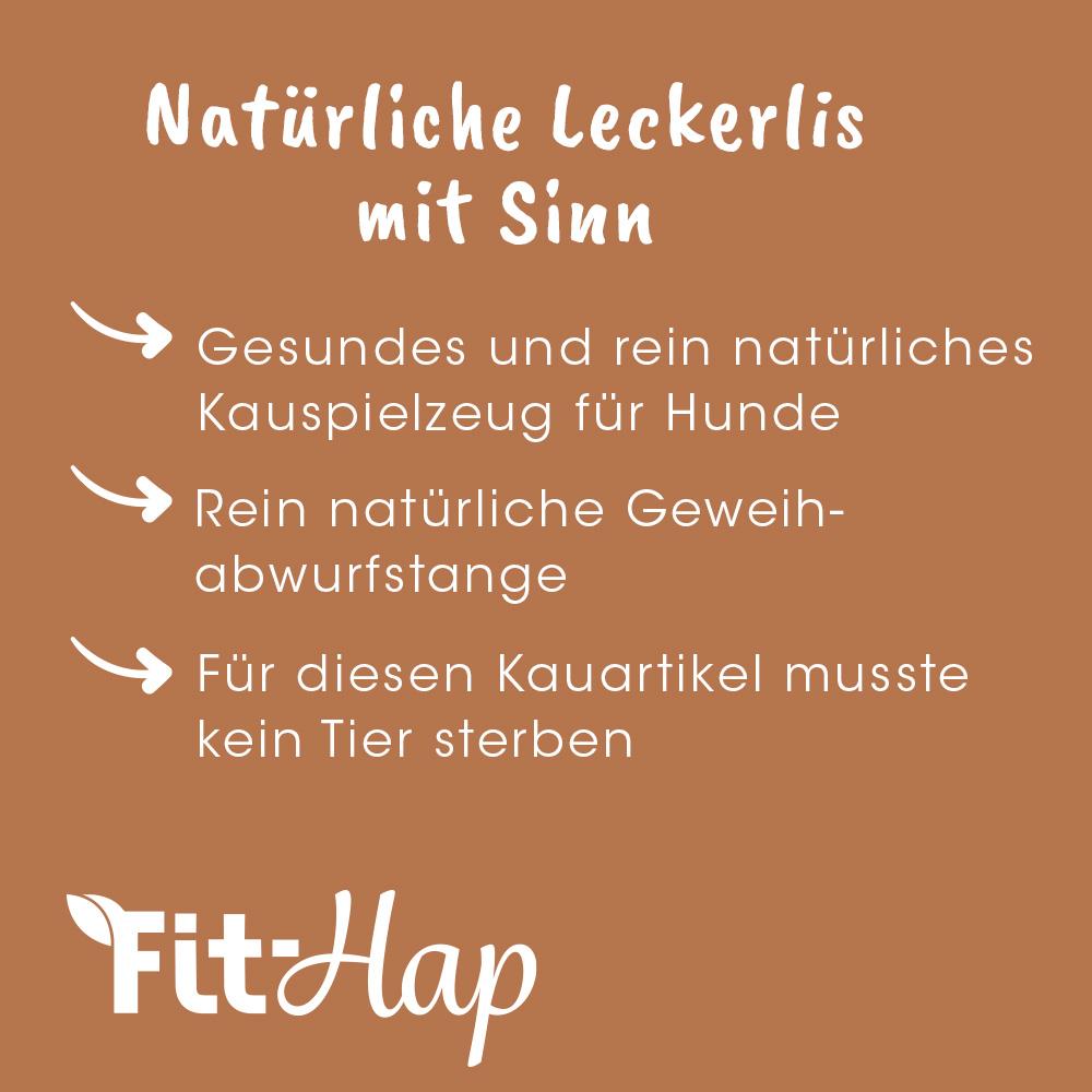 Fit-Hap Geweihmineral-Snack halb M (80-120 g)