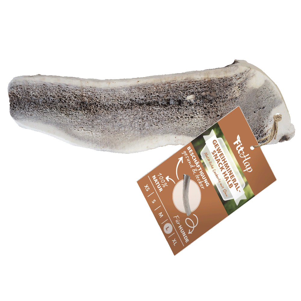 Fit-Hap Geweihmineral-Snack halb L (120-160 g) Fit-Hap Geweihmineral-Snack halb L (120-160 g)