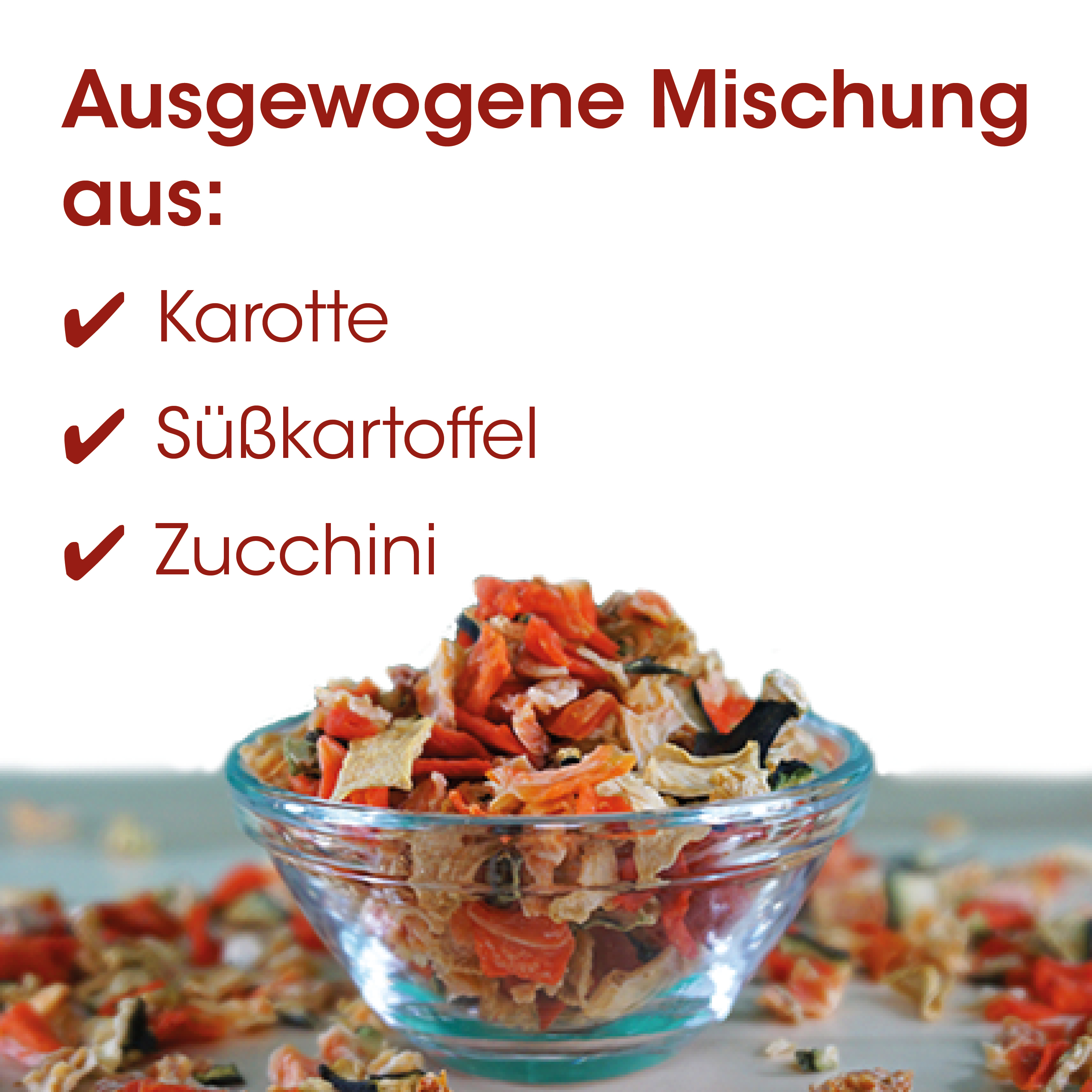 Rezeptbild, Gemüse-Mix, Trockenmischung, Karotte, Zucchini