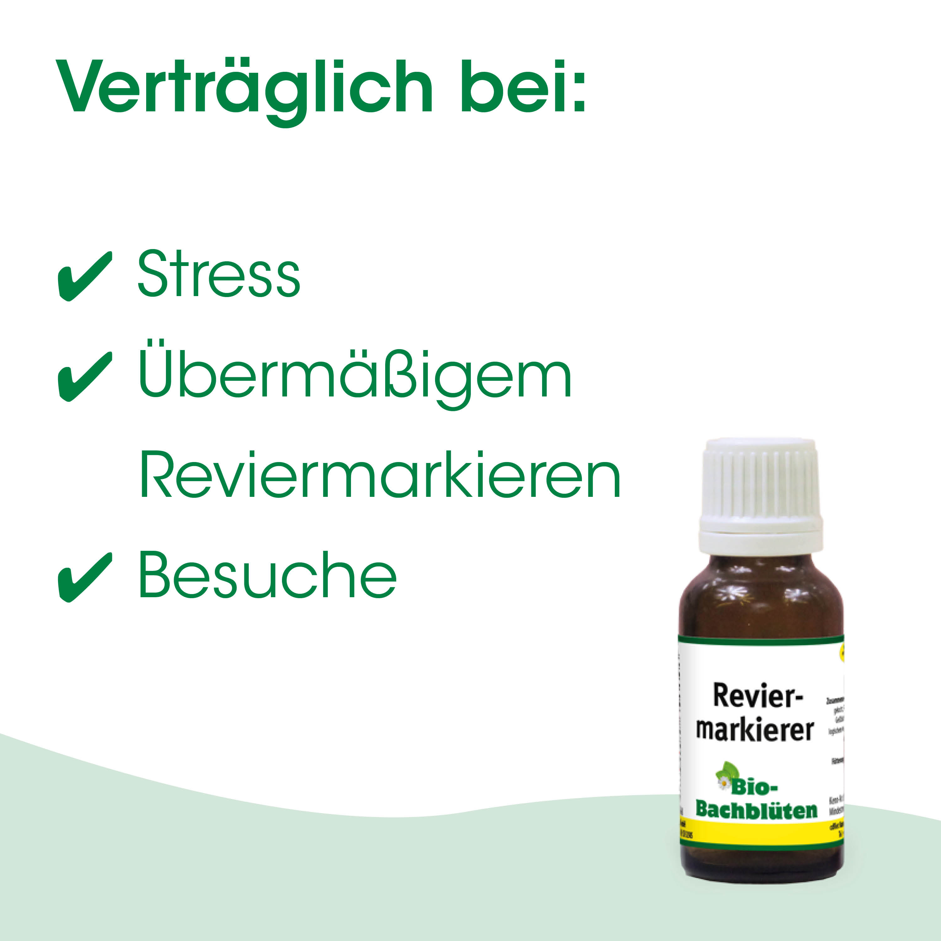 Reviermarkierer, Bio-Bachblüten, Fläschchen, Augenblicks-Label, Klinische Flasche