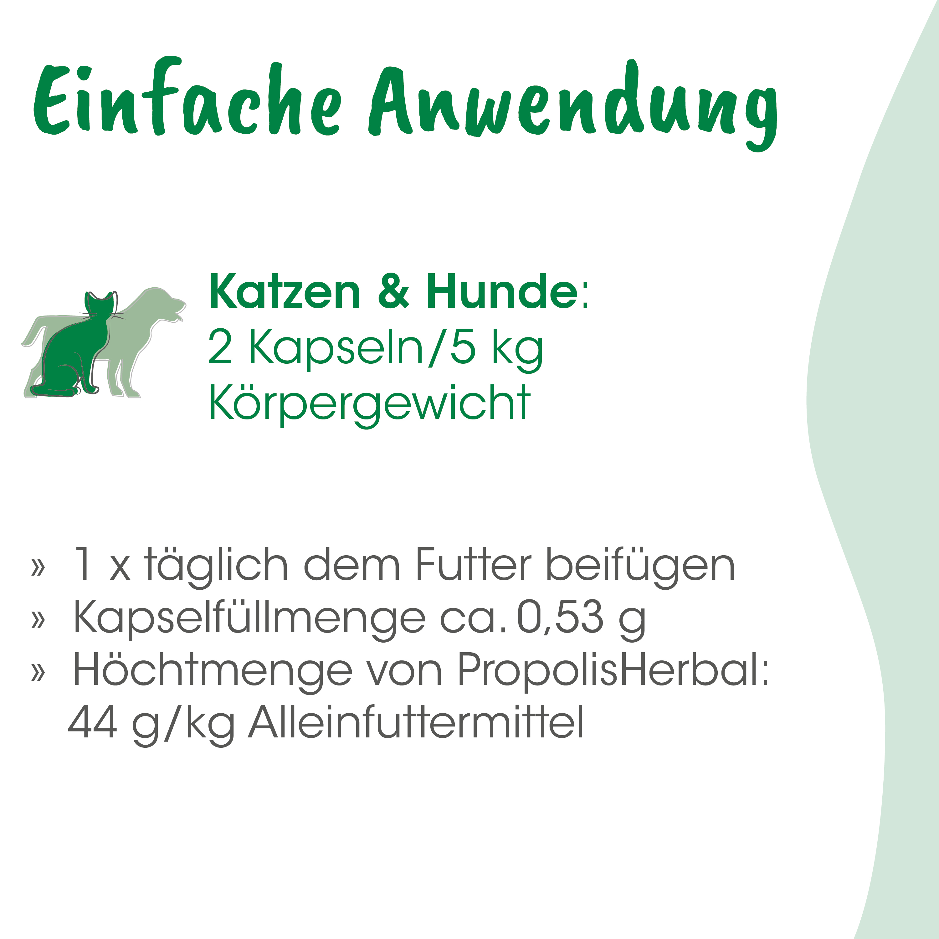 Katzen & Hunde, Kapseln, Körpergewicht, Futter, Allnahrung