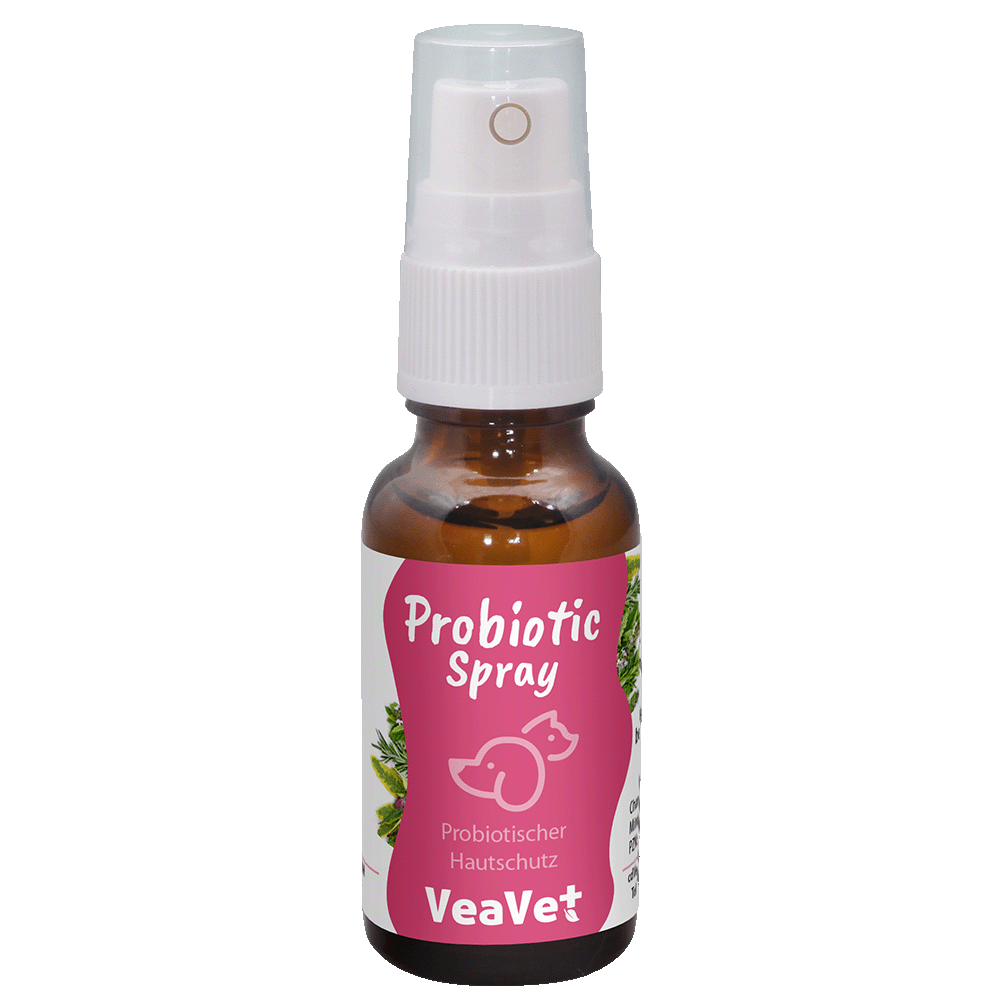 Probiotisch, Spray, Gesundheitsprodukt, Tierpflege, Flasche, Probiotic, Spray, Hautschutz, Tierarzt, Veavet