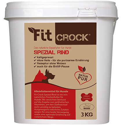 3 kg, Hundefutter, Spezialration, grainless, Behälter