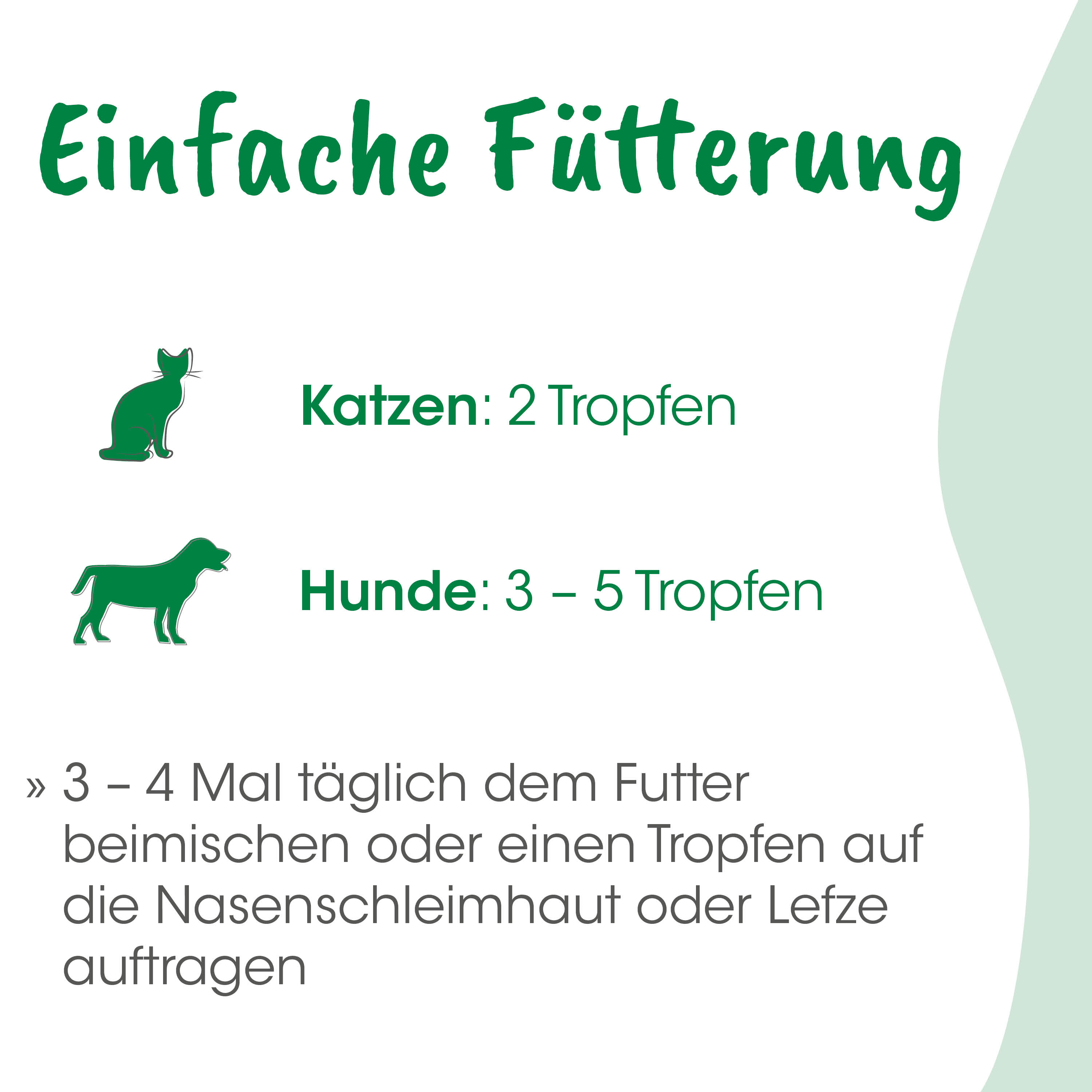 futterempfehlung, katze, hunde, futter, tropfen