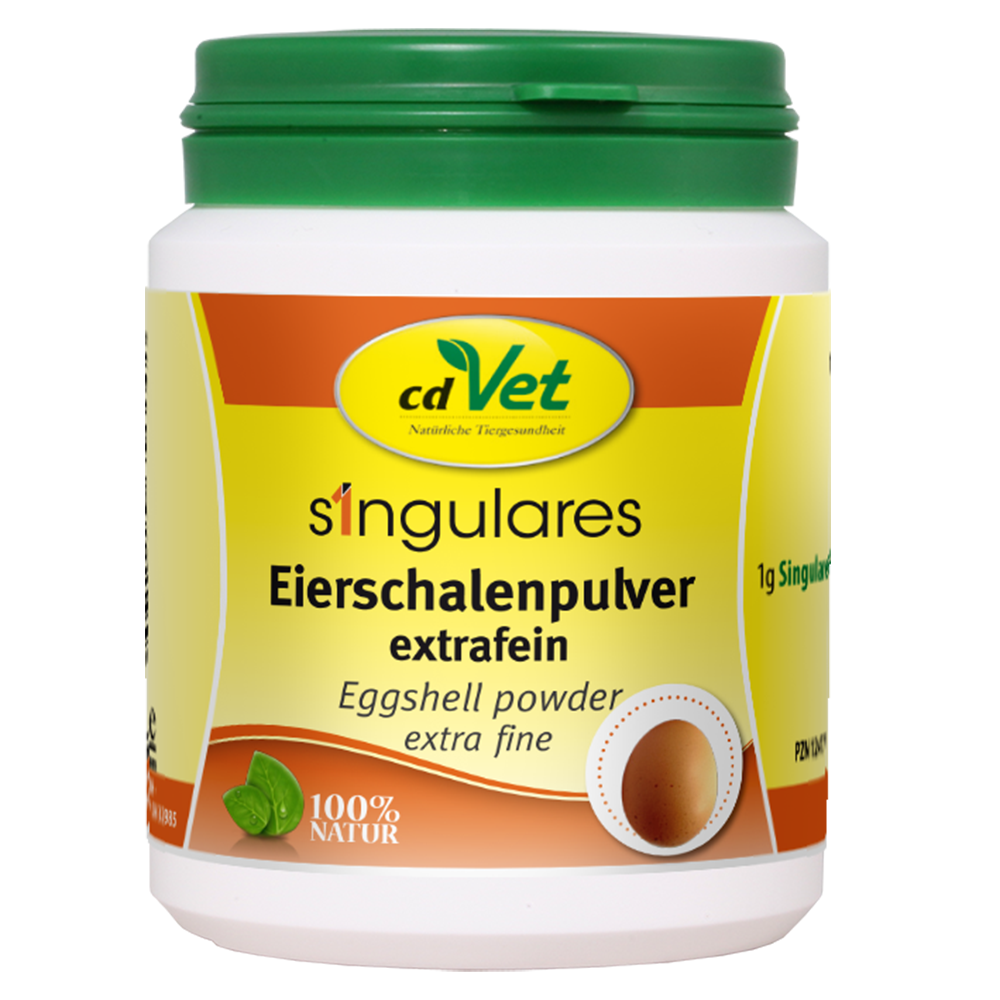 Eiweißpulver, Eierschalenpulver, extrafein, Naturprodukt, Eggshell powder