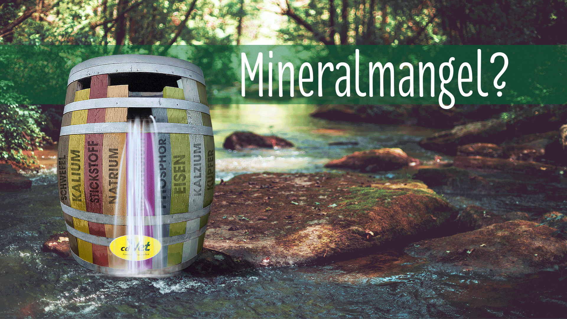 Banner-Mineralmangel