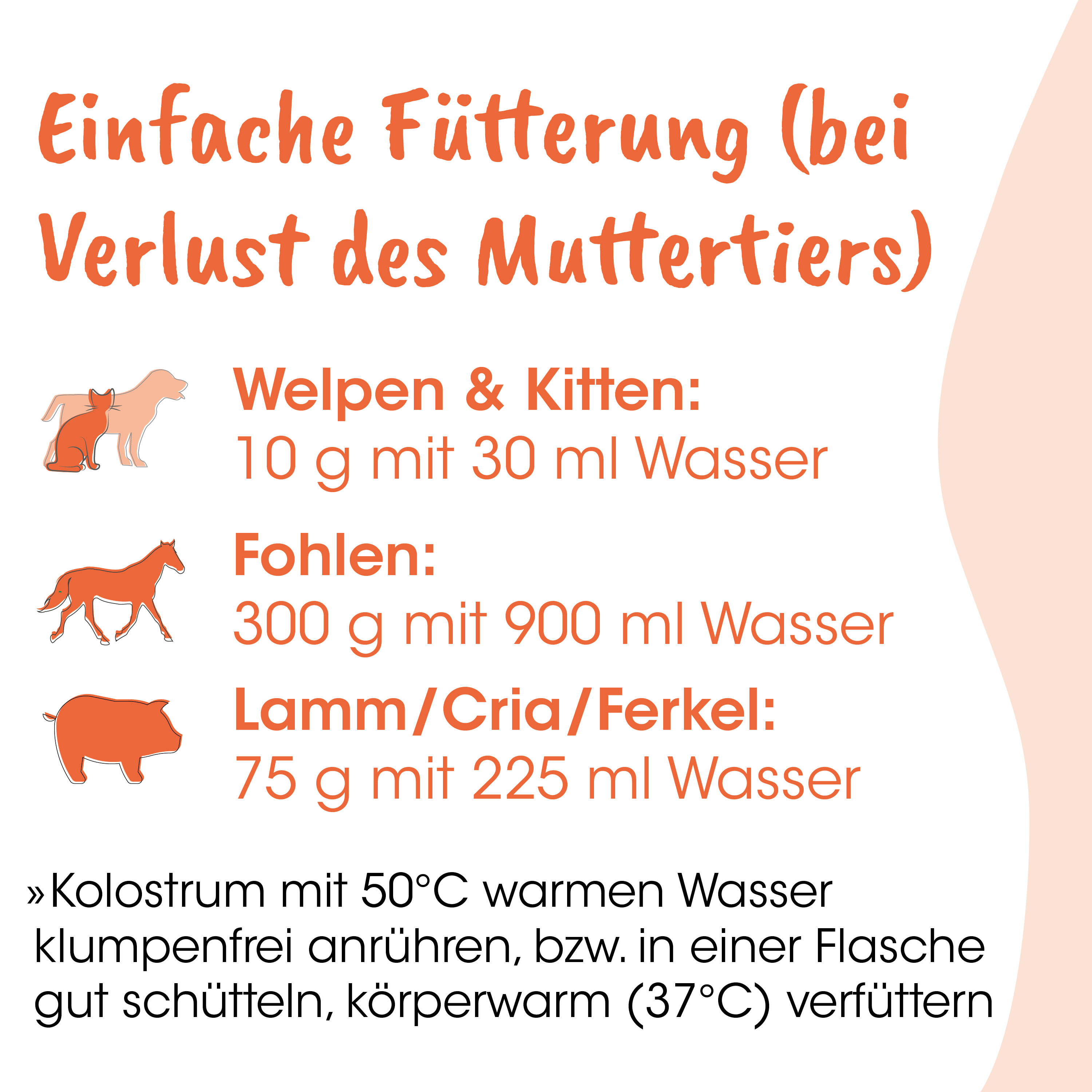 Tierfutter, Tierfutter-Set, Hunde Katzen Futter, Futteranleitung, Wasseranleitung