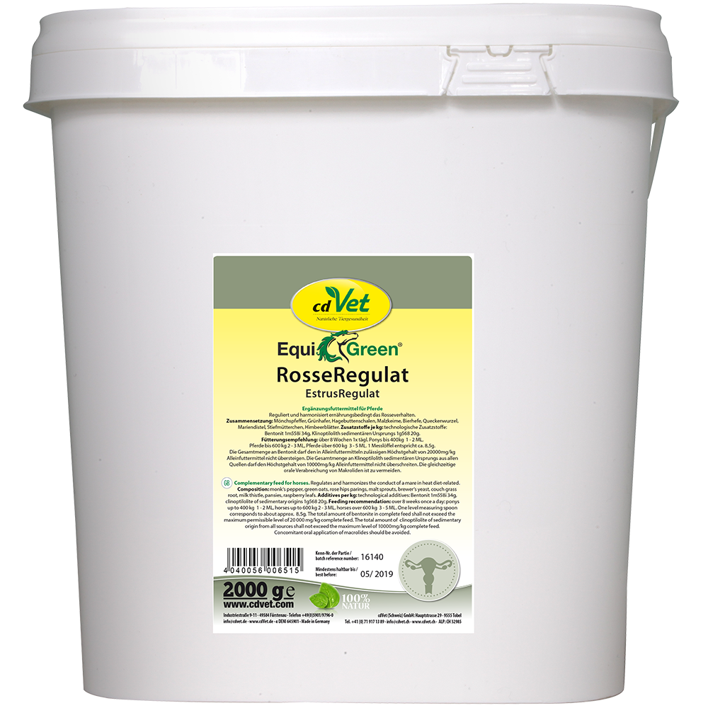 Eimer, Tierfutter, EquiGreen, RosseRegulat, 2000 g