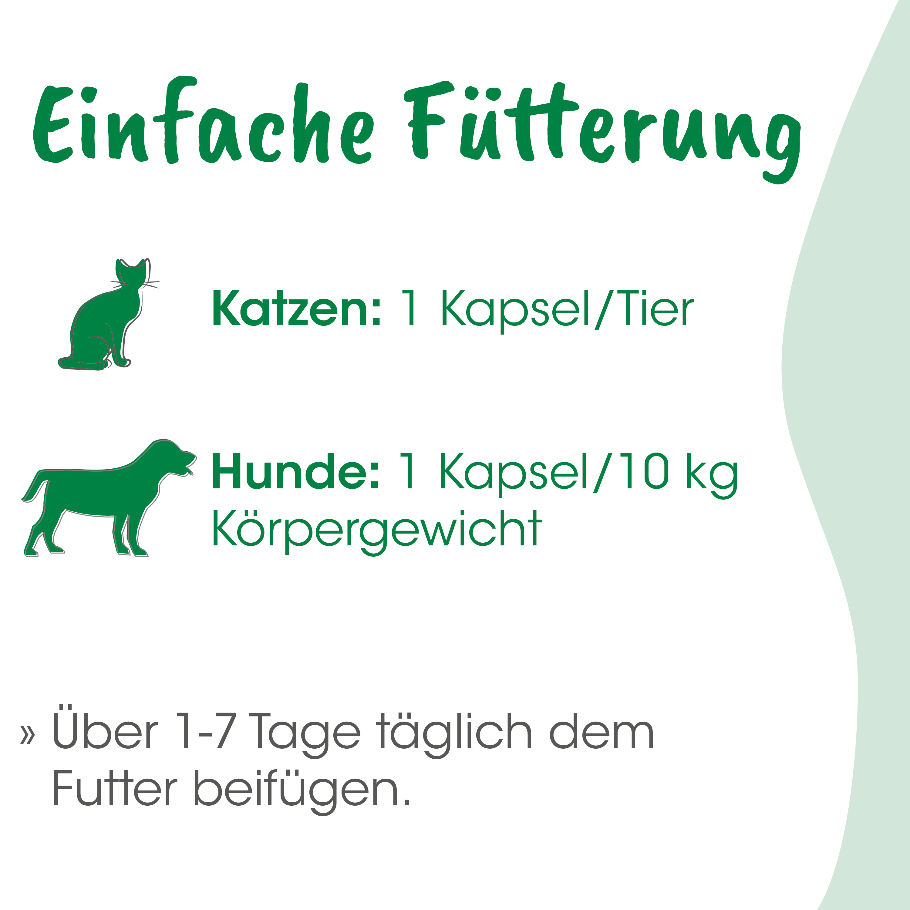 Katzenfutter, Kapsel, Tierfutter, Hunde/Futter, Kapselgröße
