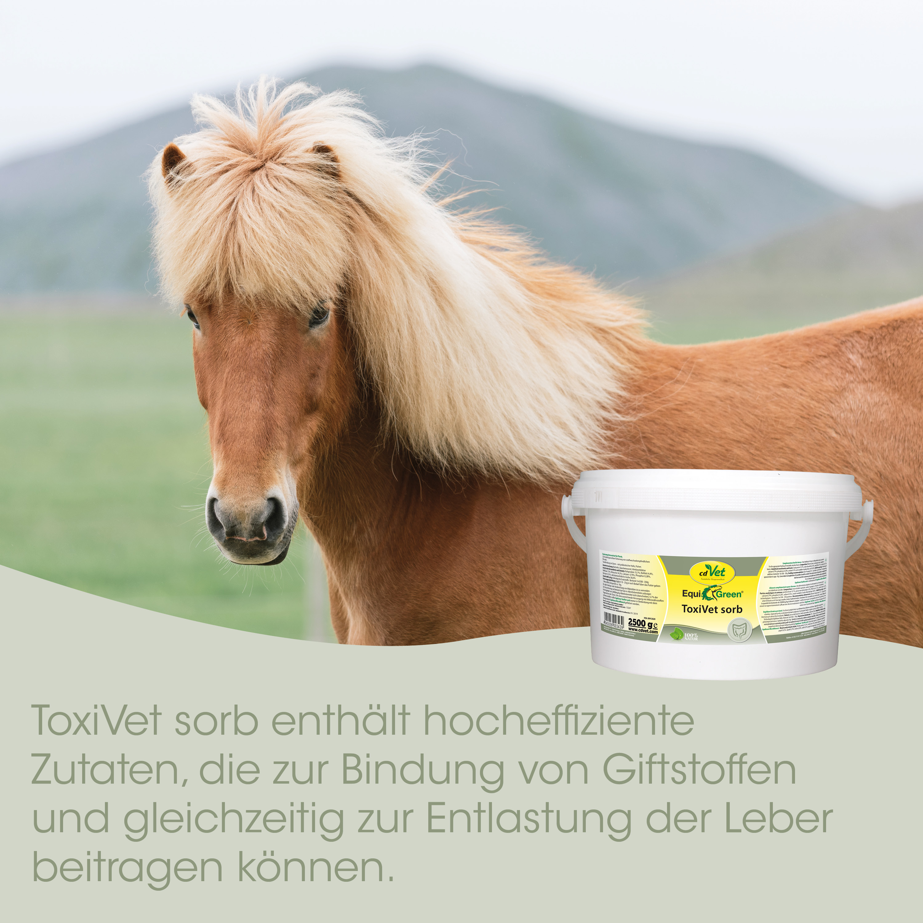 Pferd, Pferdefutter, ToxiVet Sorb, Tierarztprodukt, Giftstoffbindung