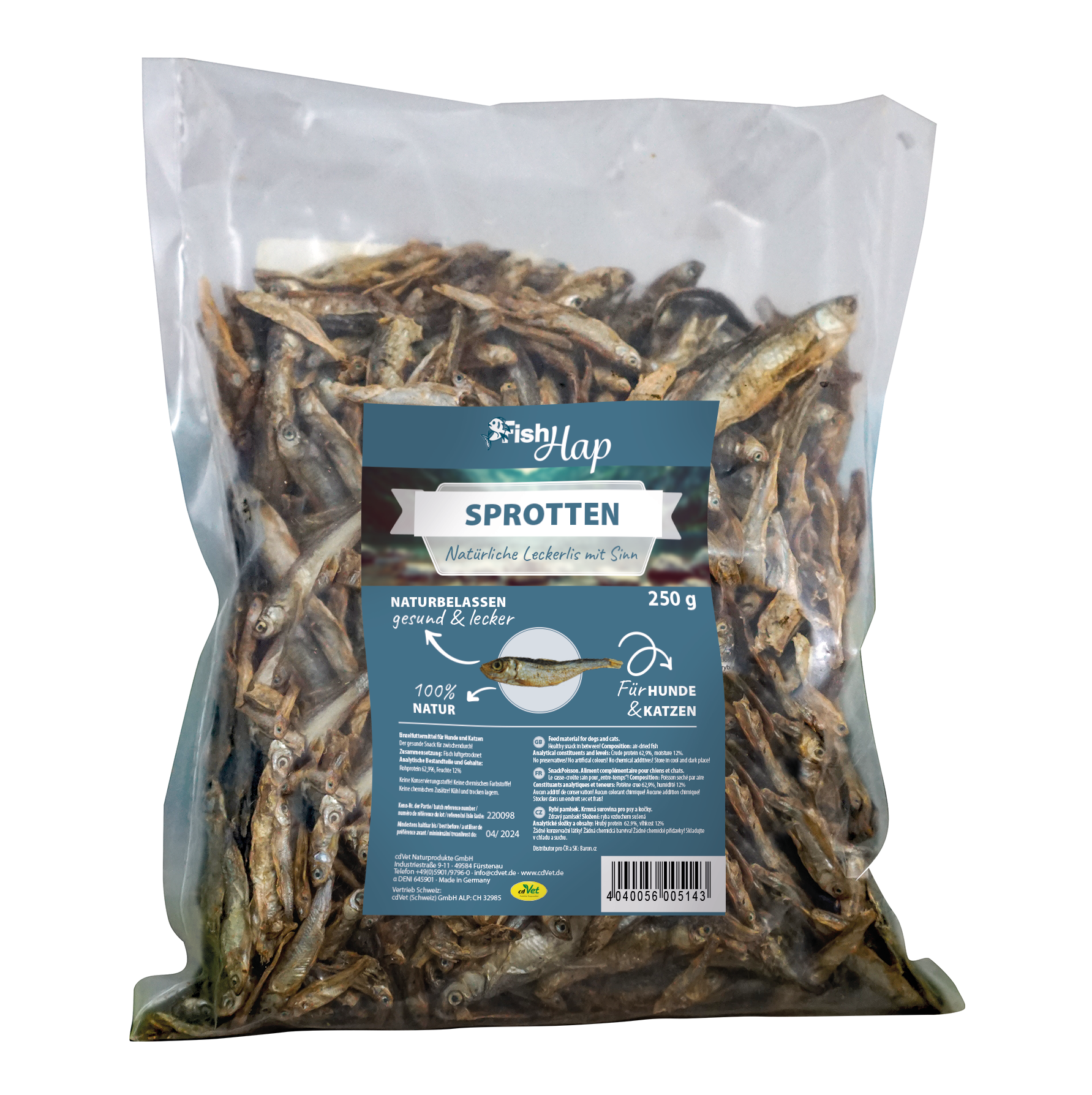 Shopbild Fit-Hap FishHap Sprotten 250 g
