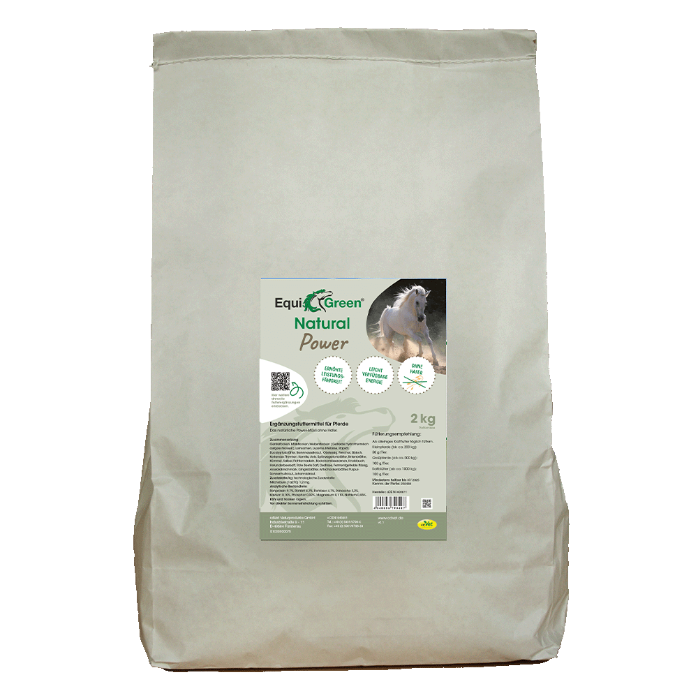 EquiGreen Natural Power ohne Hafer 2 kg