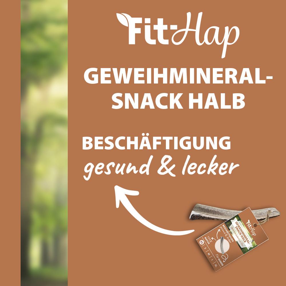 Fit-Hap Geweihmineral-Snack halb M (80-120 g)