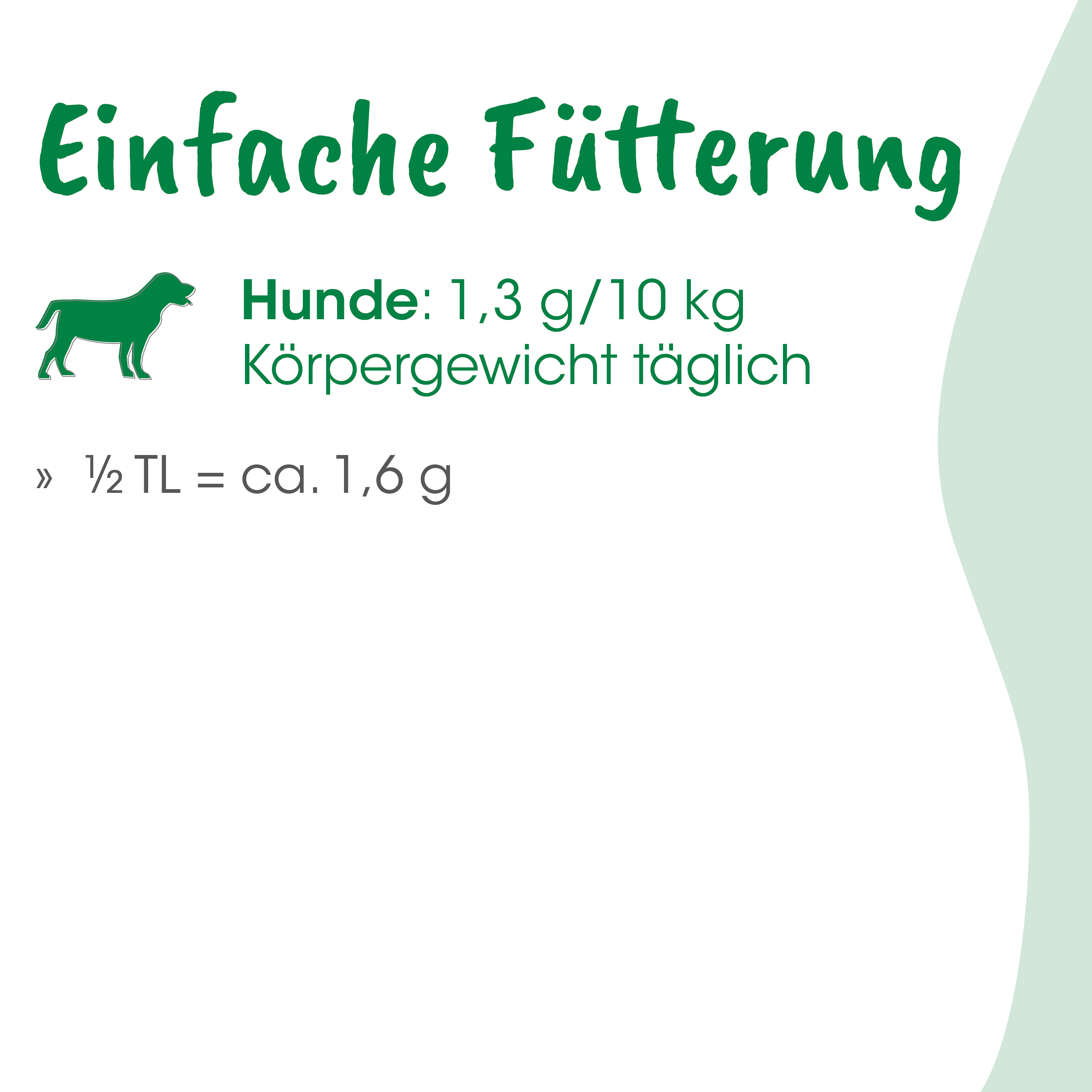 Hunde-Nahrung, Hunde-Leckerlis, Futteraufsteller, Körpergewicht, Einfaches Füttern