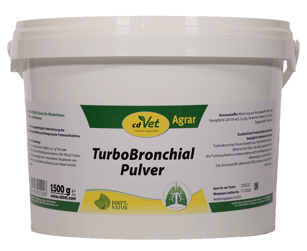 TurboBronchial Pulver, Tierfutter, Pulver, Futterzusatz, Naturprodukt