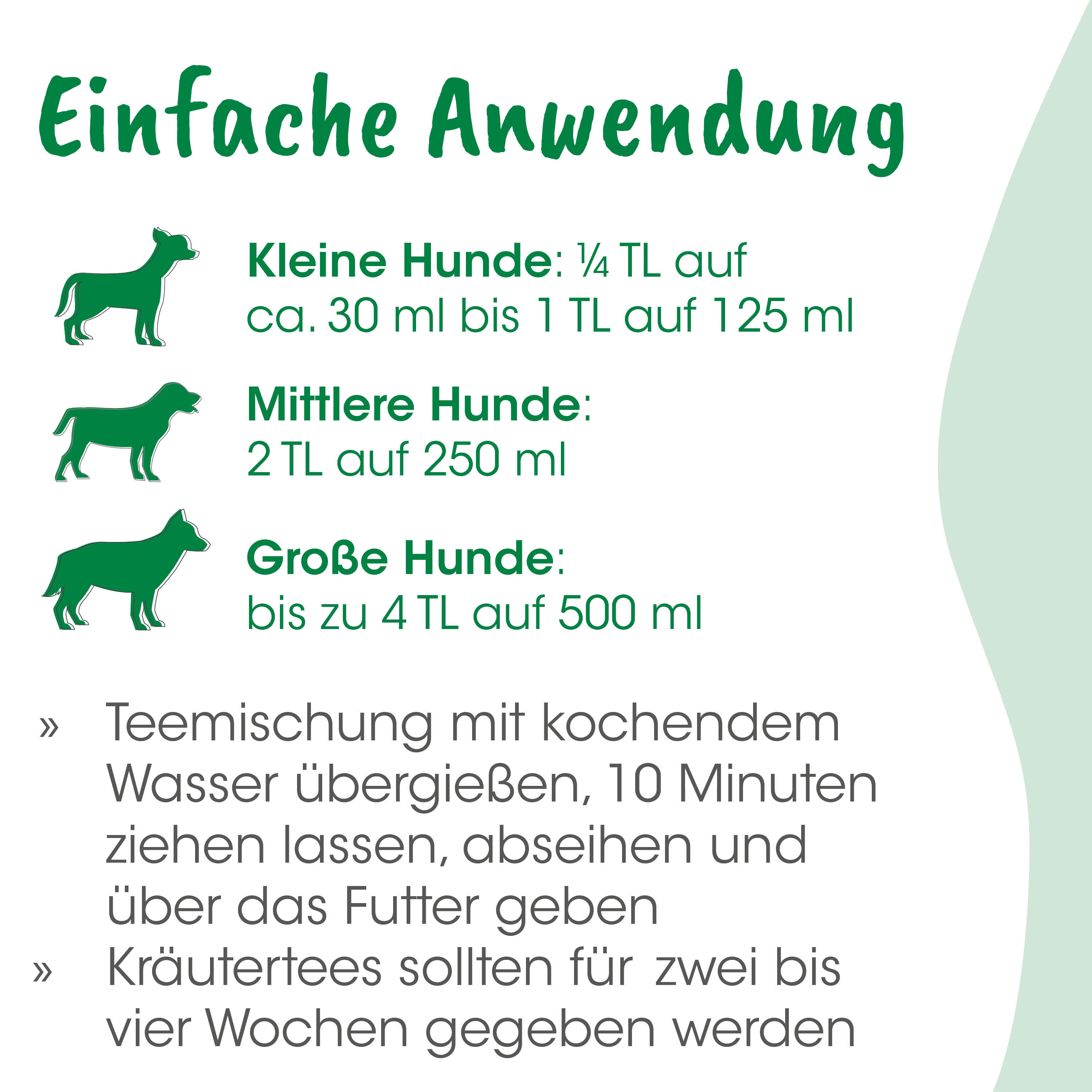 Hund, Hundegröße, Tierfutter, Teemischung, Kleines Hundemaß