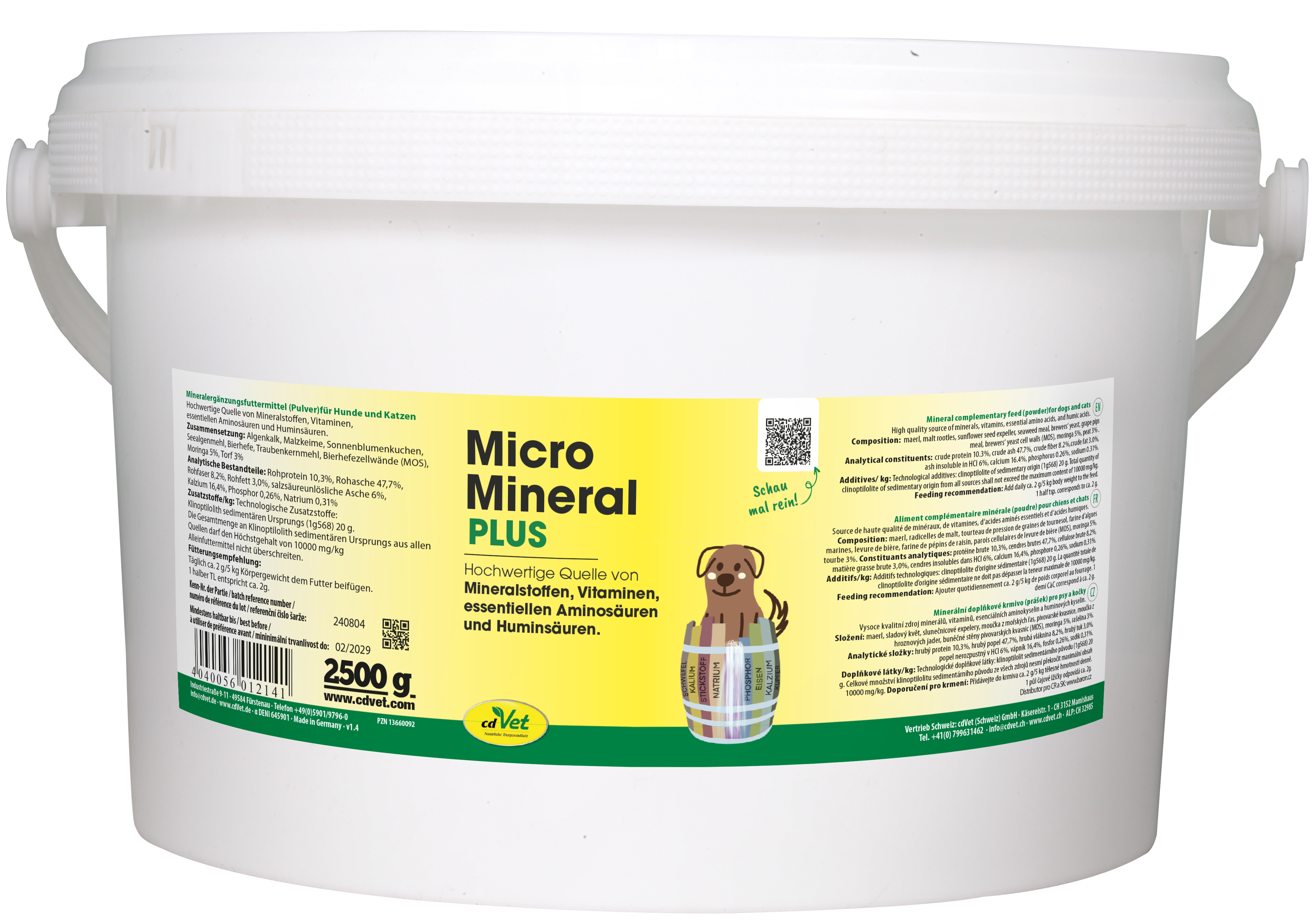 MicroMineral plus Hund & Katze 2,5 kg