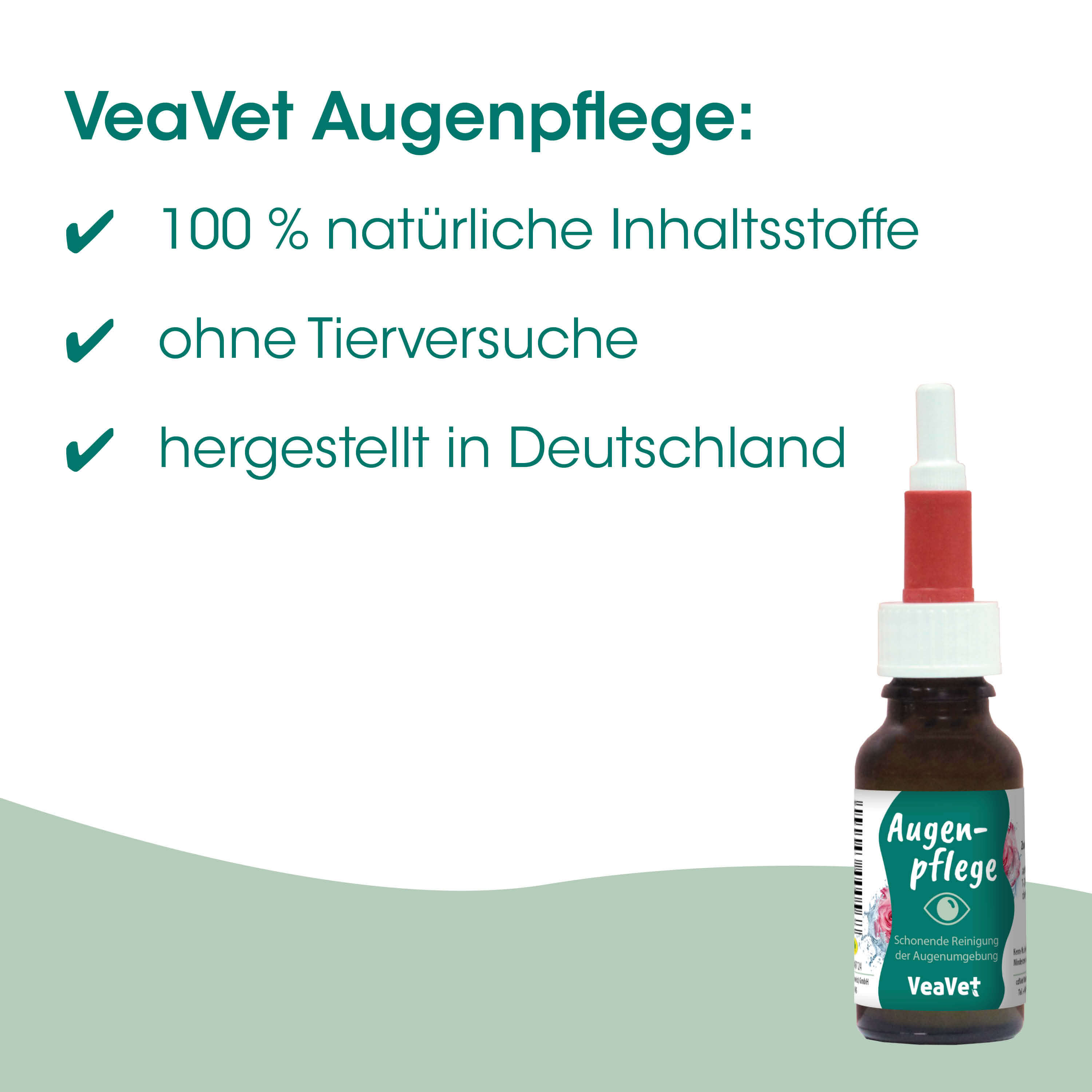 Augenpflege, Augentropfen, Fläschchen, Sprühapplikator, Made in Germany
