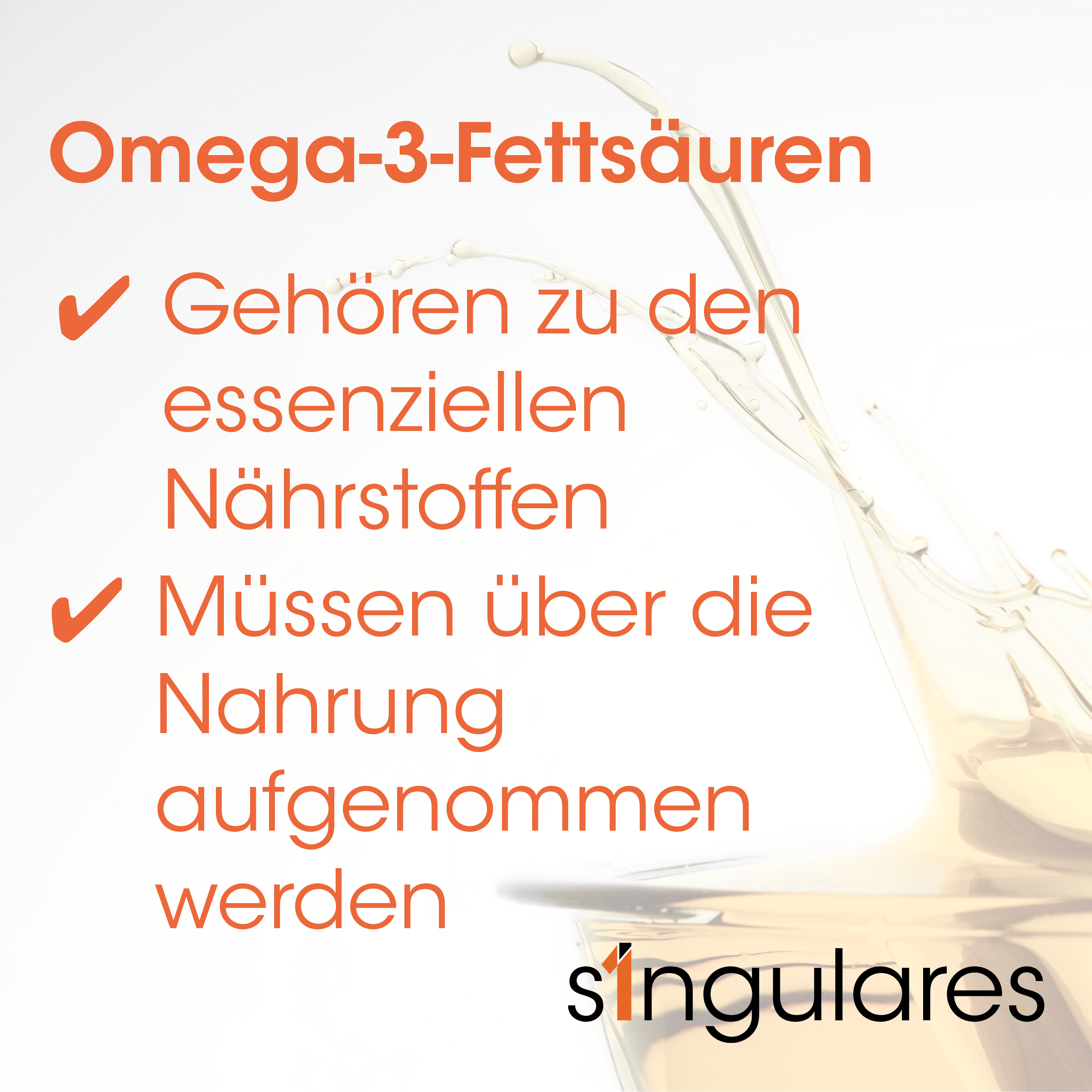 Omega-3 Fettsäuren, Nährstoffe, Nahrungsergänzung, Kapseln, Flüssigkeit