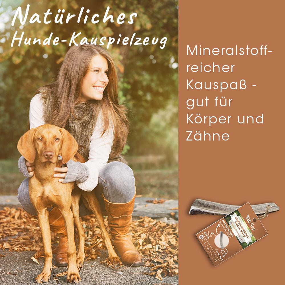 Fit-Hap Geweihmineral-Snack halb L (120-160 g) Fit-Hap Geweihmineral-Snack halb L (120-160 g)
