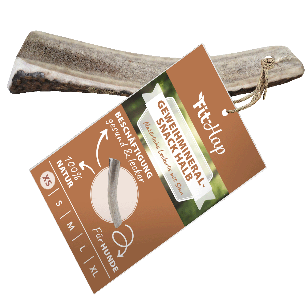 Fit-Hap Geweihmineral-Snack halb XS (25-50 g) Fit-Hap Geweihmineral-Snack halb XS (25-50 g)