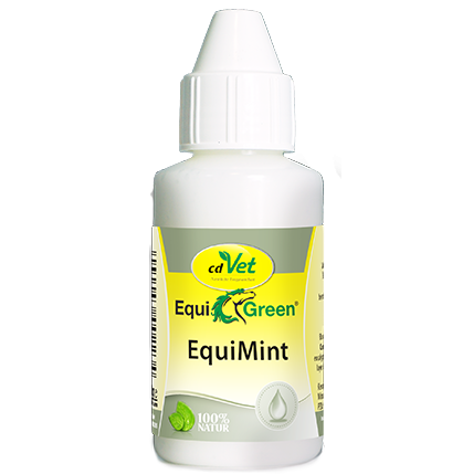 Equine-Ergänzung, Minzgeschmack, Flüssige Medizin, Tropferspender, natürliche Inhaltsstoffe
