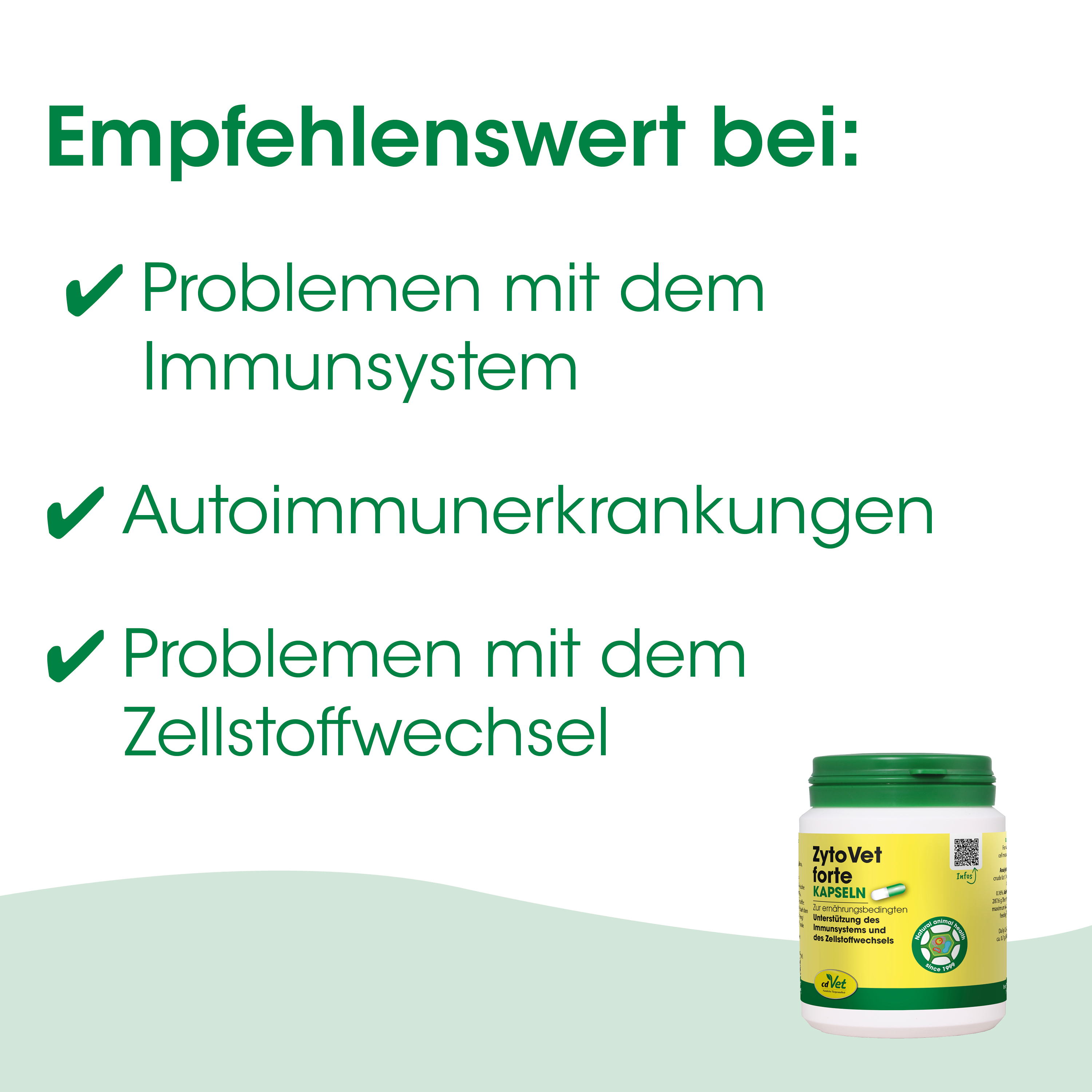 Kapseln, Immunologie, Zytovet, Zellstoffwechsel, Ernährungsergänzung