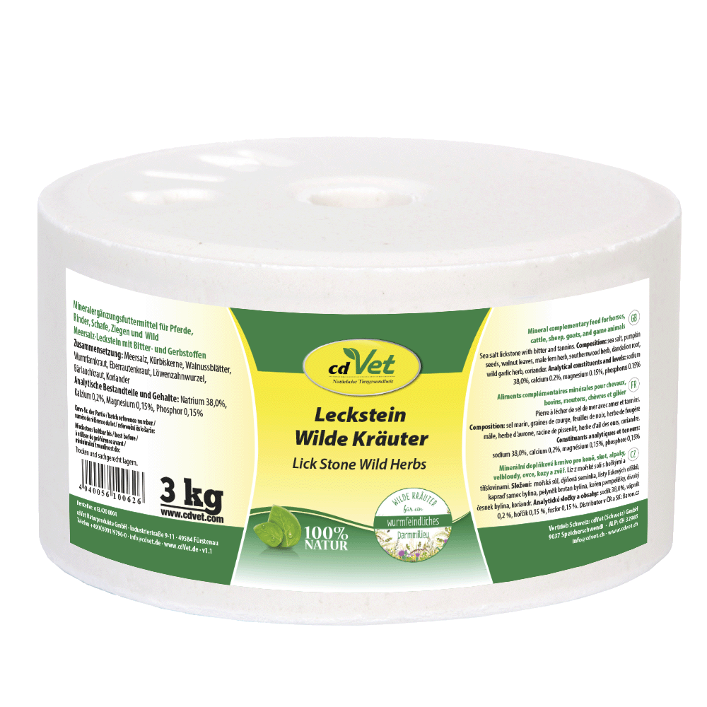 Leckstein Wilde Kräuter 3 kg Leckstein Wilde Kräuter 3 kg
