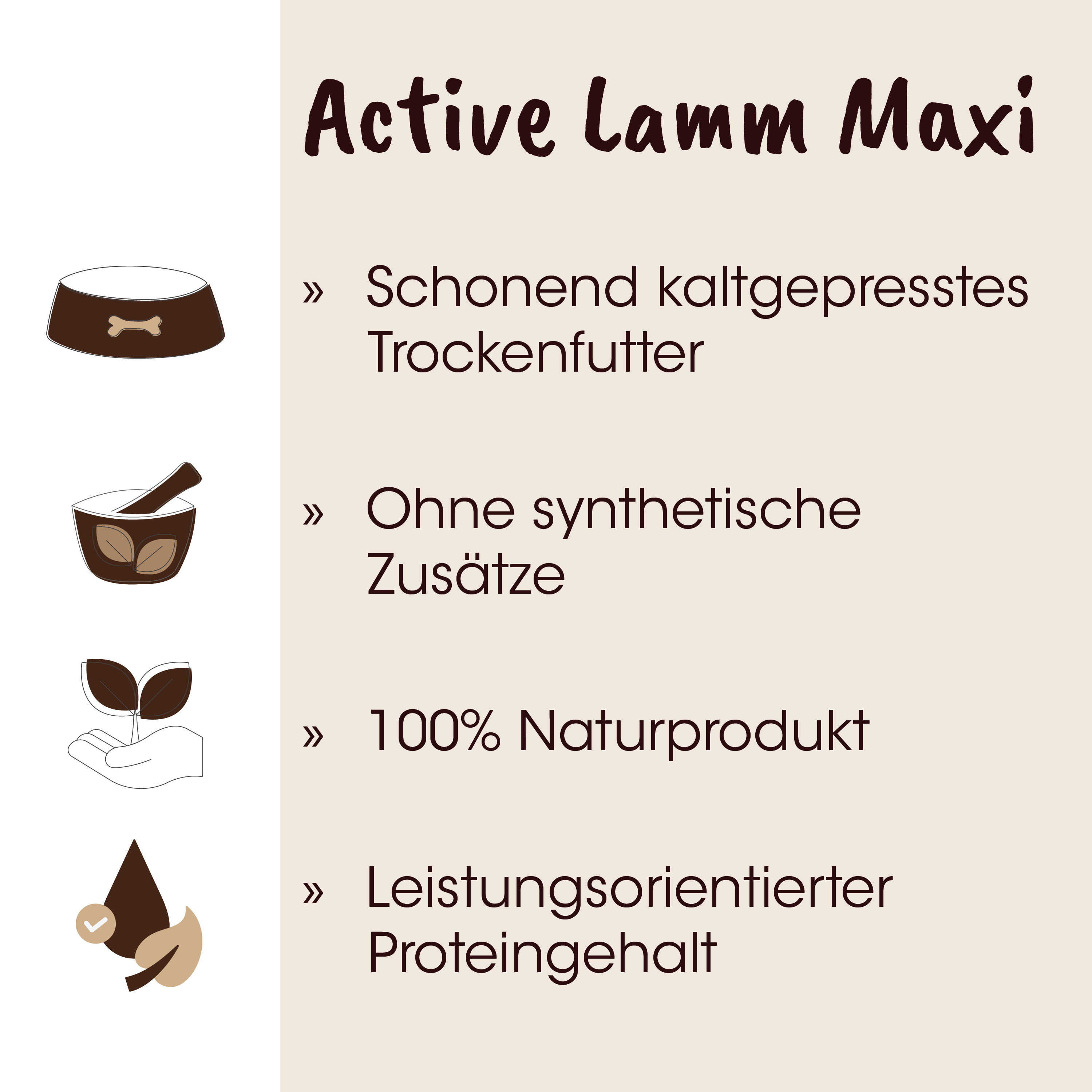 Tierfutter, Natürliche Zutaten, Proteinquellen, Trockenfutter, Nahaufnahme